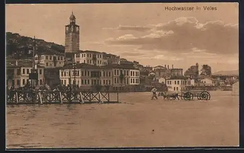 AK Veles, Hochwasser in der Stadt