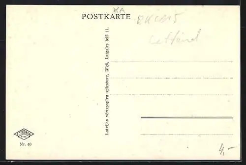 AK Riga, Blick zum Dom