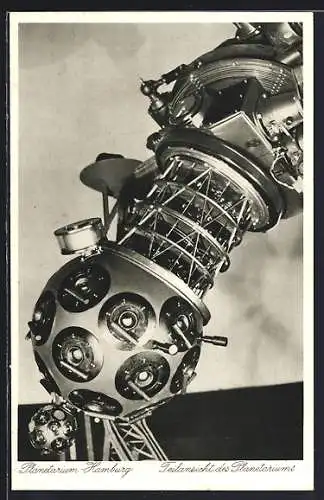 AK Hamburg-Winterhude, Planetarium im Wasserturm des Stadtparks