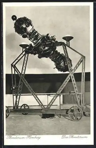 AK Hamburg-Winterhude, Planetarium, Projektor