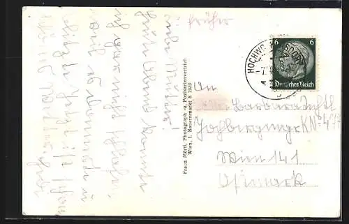 AK Hochwolkersdorf, Ansicht vom Landesjugendheim