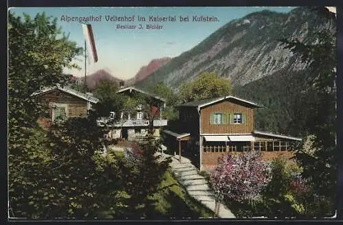 AK Ebbs, Alpengasthof Veitenhof im Kaisertal