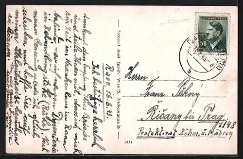 AK Brückl /Untersteiermark, Ortsansicht mit Kirche und Feldern