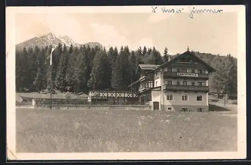 AK Mutters, Gasthof Pension Lärchenwald v. A. Wieshaber