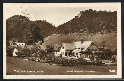 AK Muggendorf /N.-Oe., Thal, Josef Leitner`s Gasthaus