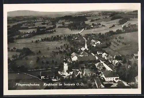 AK Kirchheim im Innkreis, Fliegeraufnahme