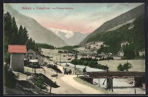 AK Medratz, Gesamtansicht mit Stubaiferner