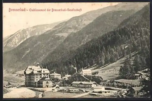 AK Brennerbad, Etablissement der Brennerbad-Gesellschaft