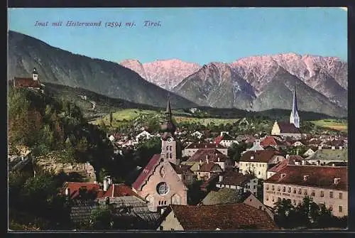 AK Imst /Tirol, Ortsansicht mit Heiterwand