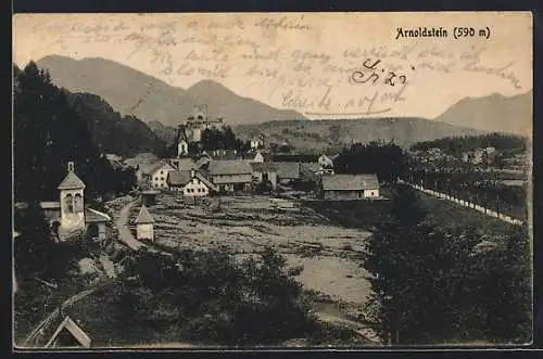 AK Arnoldstein, Blick auf das Dorf