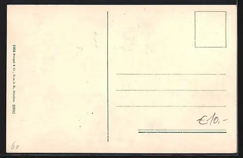 AK Gries, Totalansicht mit Blick zur Kirche