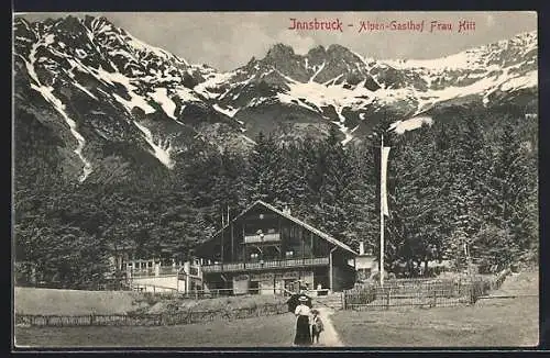 AK Innsbruck, Alpen-Gasthof Frau Hitt