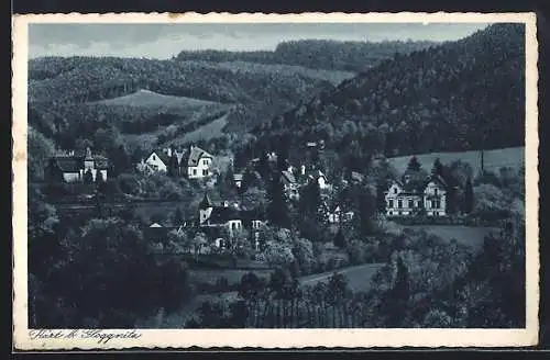 AK Gloggnitz, Hart in der Hügellandschaft