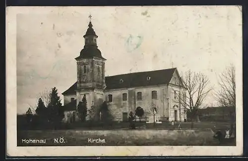AK Hohenau /N. Ö., Die Kirche