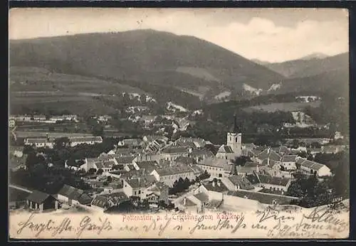 AK Pottenstein a. d. Triesting, Totalansicht vom Kahlkopf aus