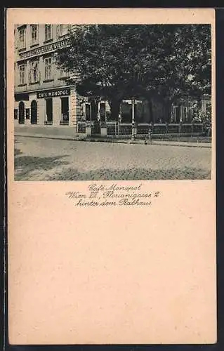 AK Wien, Cafe Monopol, Florianigasse 2