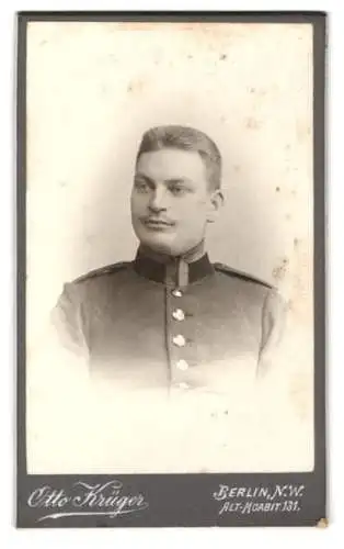 Fotografie Otto Krüger, Berlin, Alt-Moabit 131, Uffz. Alfons Draeger in Uniform