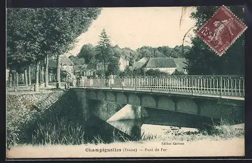 AK Champignelles /Yonne, Pont de Fer