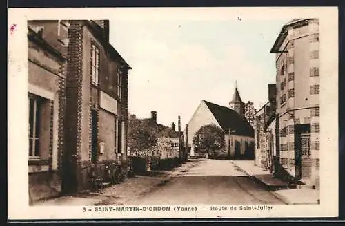 AK Saint-Martin-d`Ordon, Route de Saint-Julien