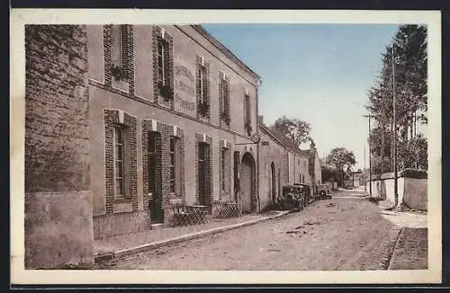 AK Champlay /Yonne, Rue principale