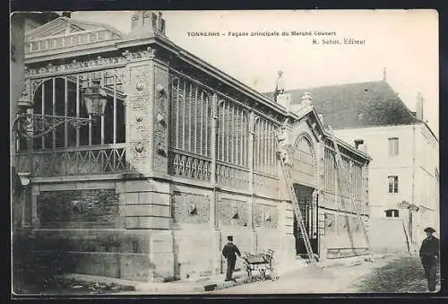AK Tonnerre, Facade principale du Marché Couvert