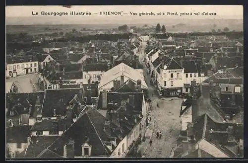 AK Brienon, Vue générale, côté Nord, prise à vol d`oiseau