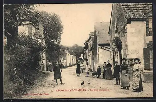 AK Vaudevanne-Chailley, La Rue principale