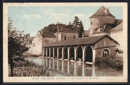 AK Chablis /Yonne, Le Lavoir et la Tour