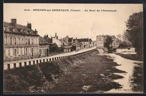 AK Brienon-sur-Armancon, Le Quai de l`Armancon
