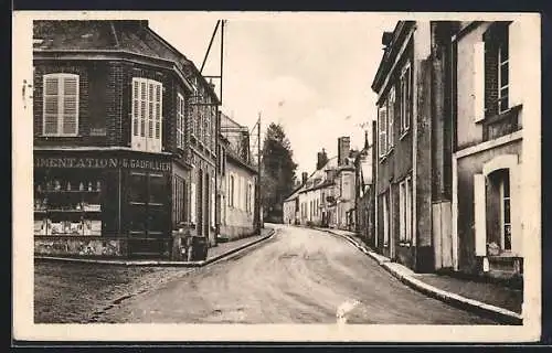 AK Champignelles /Yonne, Rue Montesquieu