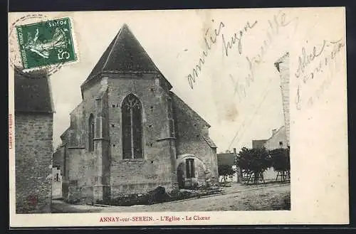 AK Annay-sur-Serein, L`Église, Le Choeur