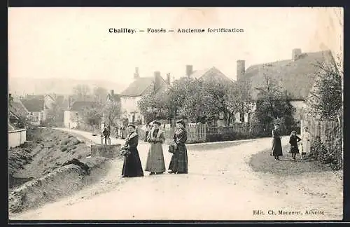 AK Chailley, Fossés, Ancienne fortification
