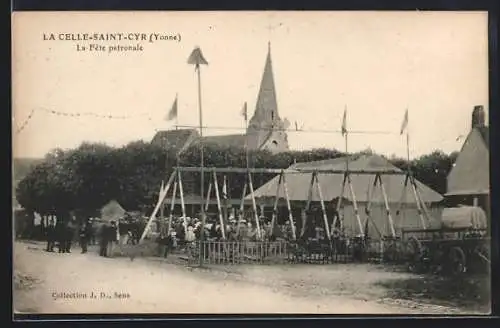 AK La Celle-Saint-Cyr, La Fête patronale