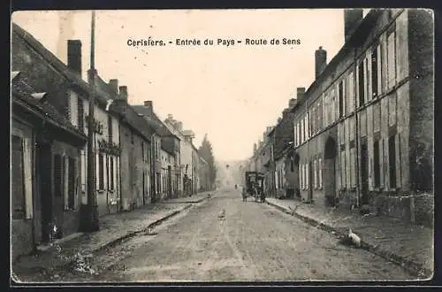 AK Cerisiers, Entrée du Pays, Route de Sens