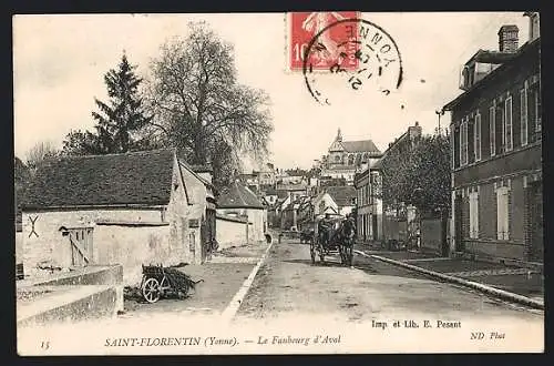 AK Saint-Florentin, Le Faubourg d`Avril