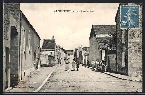 AK Argenteuil, La Grande Rue