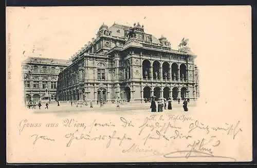 AK Wien, K. k. Hof-Oper
