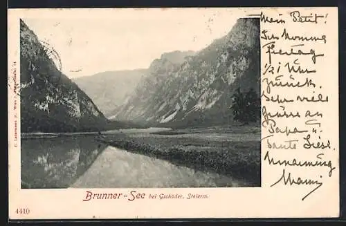 AK Gschöder /Steierm., Brunner-See