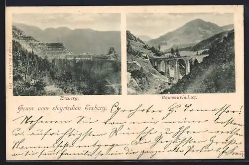 AK Eisenerz, Steyrischer Erzberg, Ramsauviaduct