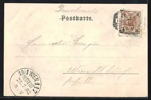 AK Bregenz, Pfändergipfel, Panorama, Um 1900