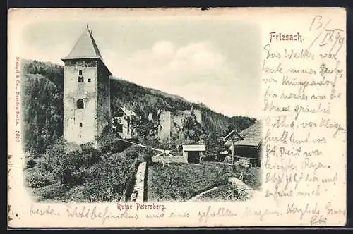 AK Friesach, Ruine Petersberg