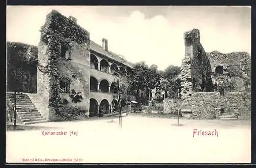 AK Friesach, Romanischer Hof