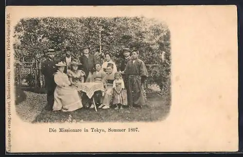 AK Tokyo, Missionare im Sommer 1807