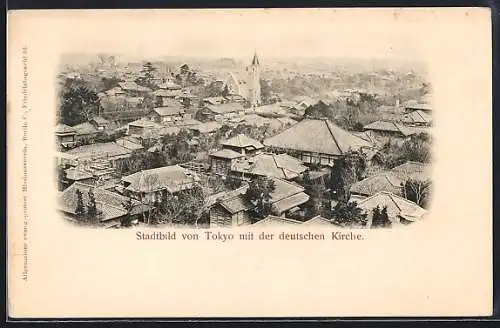 AK Toyo, Teilansicht mit Kirche