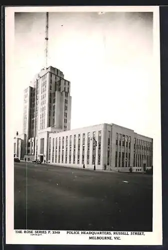 AK Melbourne /Vic., Police Headquarters, Russel Street