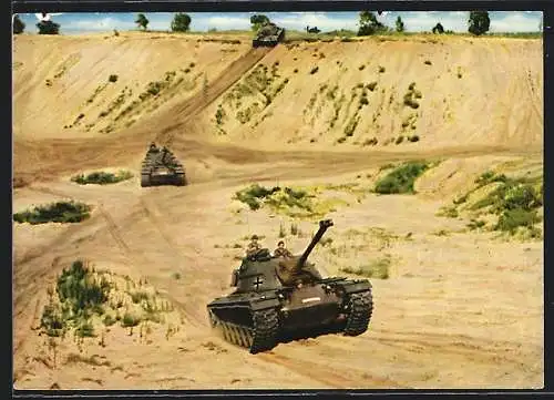 AK Panzer M 48 A-II der Bundeswehr