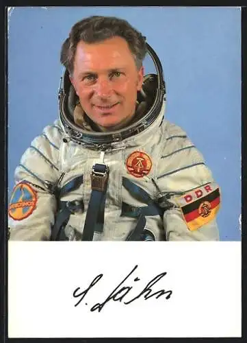 AK Kosmonaut Sigmund Jähn, gemeinsamer Kosmosflug UdSSR / DDR
