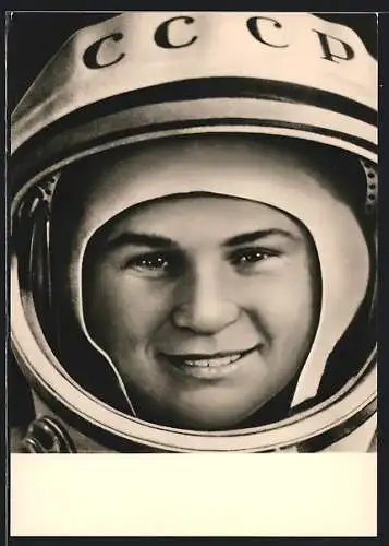 AK Unterleutnant Valentina Wladimirowna Tereschkowa, Kosmonautin