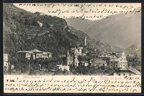 AK Gries, Panorama mit Hotel Austria
