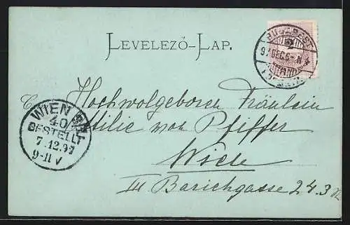 Mondschein-AK Budapest, Parlament